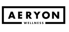 AERYON Wellness logo in black with black rectangular box around