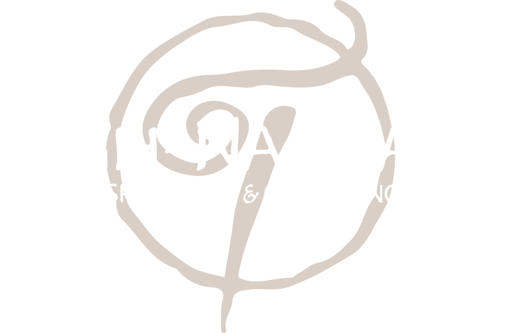 Tigh-Na-Mara Seaside Spa Resort & Conference Centre logo in white